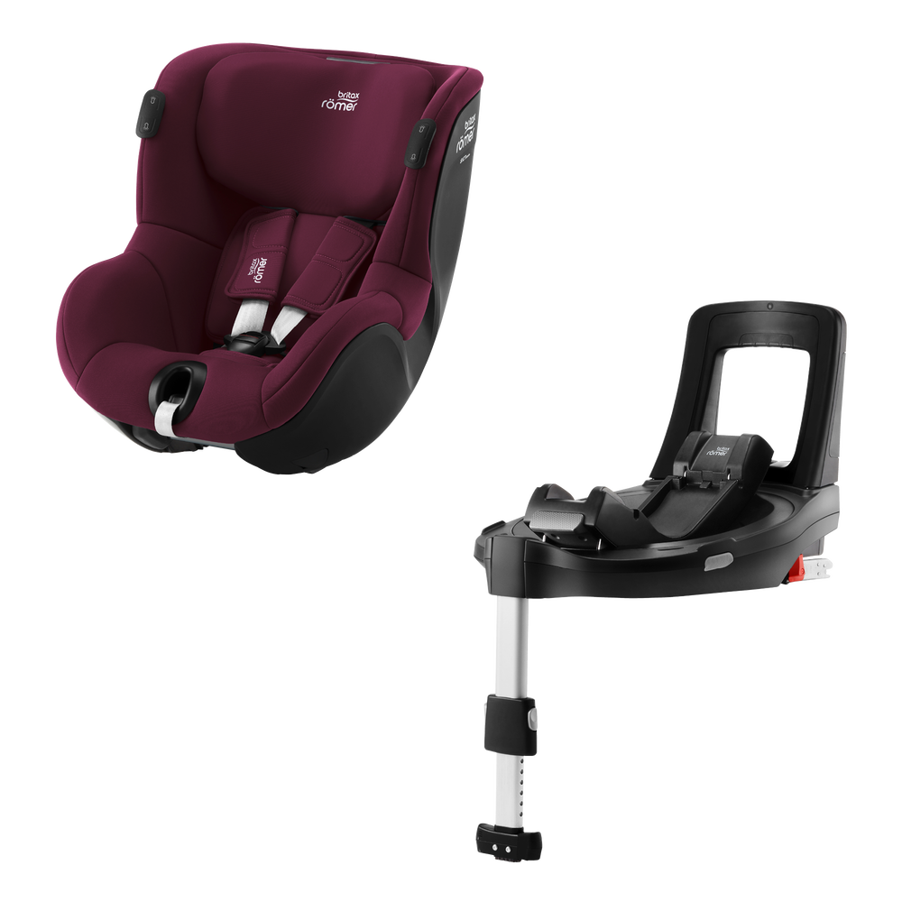 Roeispaan Ministerie Schots Britax Römer Autostoel Dualfix iSENSE Bundel Burgundy Red | BabyPlanet