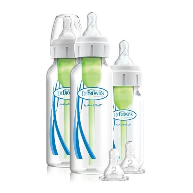 Uitstroom Beweging Abnormaal Dr. Brown's Startpakket Options+ Standaard flessen | BabyPlanet