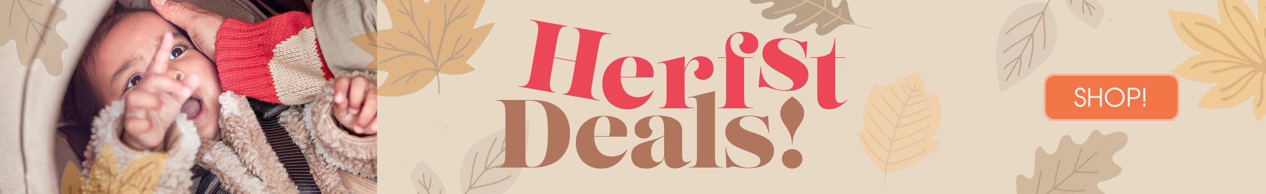 Herfst Deals | Babydeals, aanbiedingen, kortingen en acties bij BabyPlanet